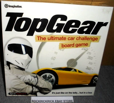 TOP GEAR BOARD GAME - THE ULTIMATE CAR CHALLENGE AGE 8+ PLAYERS 2-4 NEW SEALED - Image 1 of 2