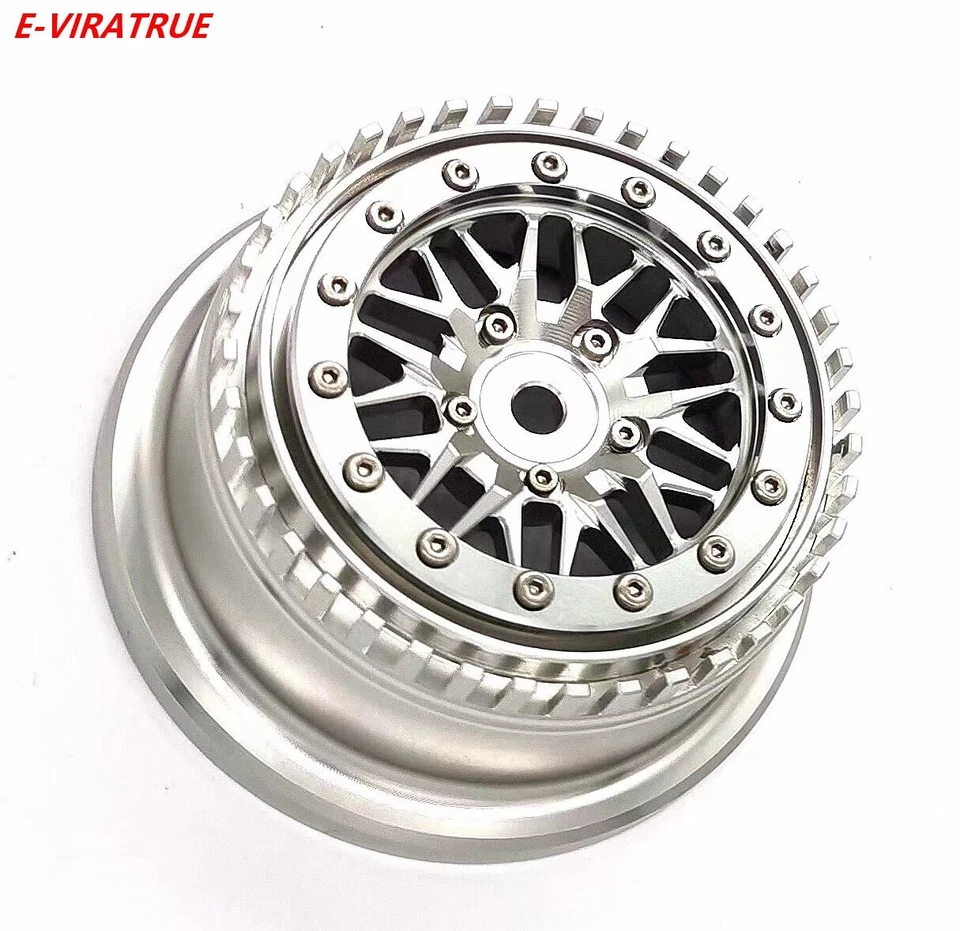 E-VIRATRUE 2.2/3.0''Alu Wheel For Losi RZR/Baja Rey/Hammer U4/Rock Rey 1/10 1pcs - Image 1 of 1