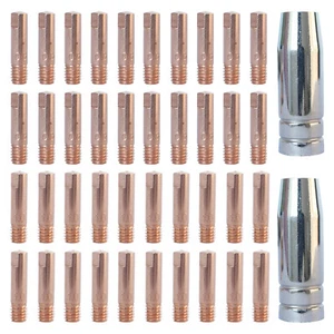 Kit de consumibles puntas de contacto MIG MIG soldadura MB15 15AK punta de contacto 0,8/1,0 mm EE. UU. - Imagen 1 de 2