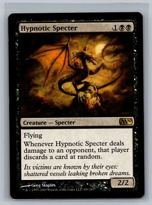 Magic the Gathering Magic 2010 Hypnotic Specter #100/249 MTG TCG CCG M10 - Image 1 of 2