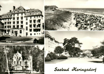 Postal* Seebad Heringsdorf - mapa con varias imágenes (AB)20767 - Imagen 1 de 2