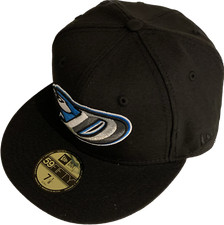 Dunedin Blue Jays MiLB Retro Black Retro Vintage Logo 59fifty Fitted New Era Hat