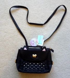 New Underonesky Women’s Black Studded Backpack/Crossbody Purse Mini - Picture 1 of 4