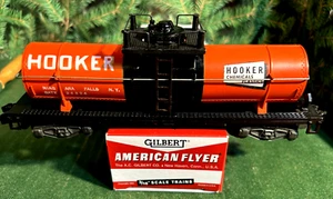 American Flyer 24324 HOOKER CHEMICAL TANK CAR ~ EX-LN in RB! - Bild 1 von 11