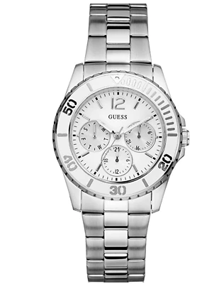  Reloj de cuarzo Guess para mujer plateado de acero inoxidable U10598L1 -- Foto 1 de 4