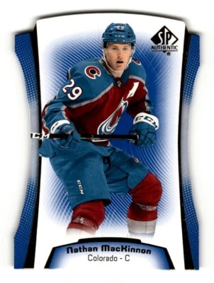 2021-22 SP Authentic Die Cuts Blue Nathan Mackinnon #DC-5 - Image 1 of 2