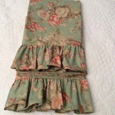 Ralph Lauren Charlotte Set (2) King Ruffled Pillowcases New - Image 1 of 4