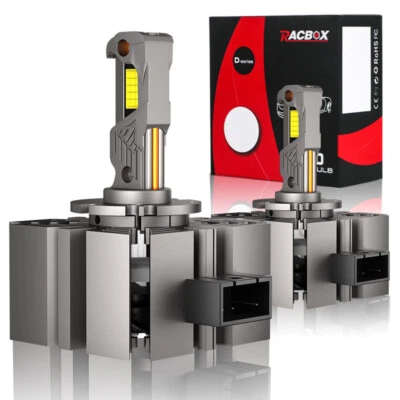 D1S D1R 6000K LED Headlight High Low Beam Bulbs 60000LM White Super Bright 300W - Image 1 of 4