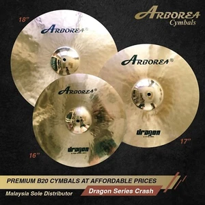 Arborea Cymbals Dragon Series Crash 16" Brand New - Picture 1 of 3