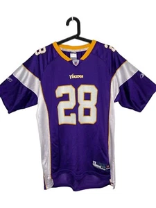 Minnesota Vikings Adrian Peterson Jersey Youth Size XL Adult Size Small Reebok  - Picture 1 of 11