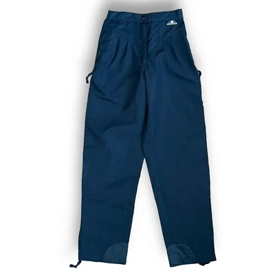 Pantalón de esquí vintage años 90 Sierra Designs para mujer talla 8 negro cintura alta plisado cónico Foto 1 de 4