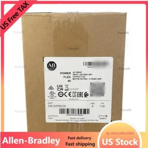 Allen-Bradley 22B-D2P3N104 PowerFlex 40 0.75 kW 1 HP AC Drive AB Fast Ship - Picture 1 of 5