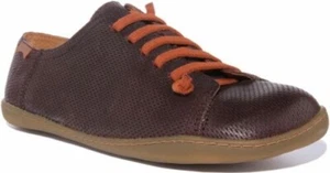 CAMPER Peu Cami Hombre sin Cierres Zapatos Piel Casuales En Marrón UK Size 6-12 - Imagen 1 de 12