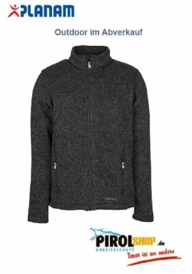 Abverkauf Planam Highland Jacke Outdoor Jacke Fleece Strick Jacke XS-3XL - Bild 1 von 4