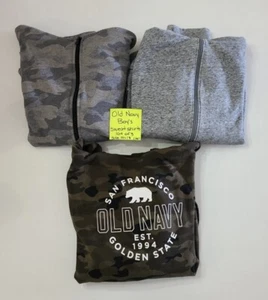 Boys Old Navy Sweatshirts Mixed Lot of 3 Size XXL 18 Hooded Read ⬇️ A8 - Picture 1 of 24