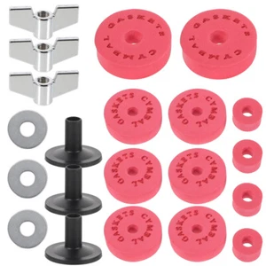 1Set Feltri Piatti Tamburo Tubo Frizione Pastiglie Manicotto Guarnizione Antiscivolo Accessori Tamburo - Foto 1 di 12