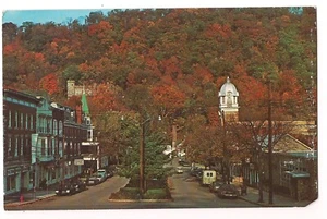 FAIRFAX ST The CASTLE Hotel Washington Berkeley Springs West Virginia Postcard - Picture 1 of 2