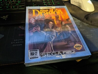 Sega CD Rise Of The Dragon Factory Sealed Box Carboard Box - Image 1 of 4