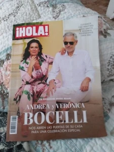 iHola! Spanish Magazine March 20 2025 Andrea Y Veronica Bocelli On Cover - Foto 1 di 2