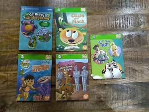 Lot Of 5 Leap Frog Tag Books. Scooby Doo, Diego, Ozzie And Mack, Some Damage - Picture 1 of 11