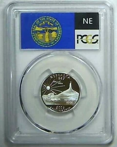 2006-S 25C State Quarter Nebraska PCGS PR69 DCAM 90% Silver 22lths0105 - Picture 1 of 2
