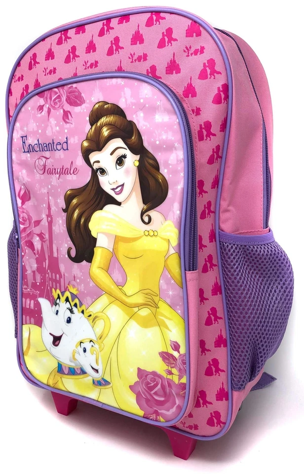 Kinder-Rucksack mit Rollen, Motiv Mrs Potts/Chip und Belle, Deluxe - Bild 1 von 1