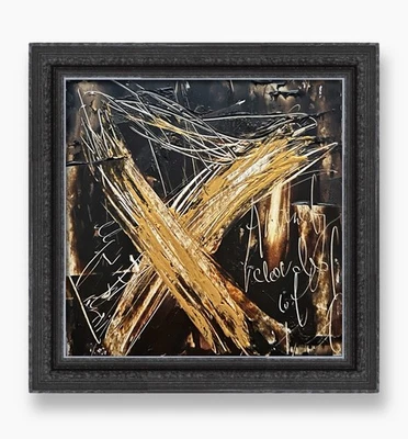 Pintura Abstracta Singularidad - Ciencia Decoración para Hombres Espacio Moderno Arte de Pared Regalo Foto 1 de 4