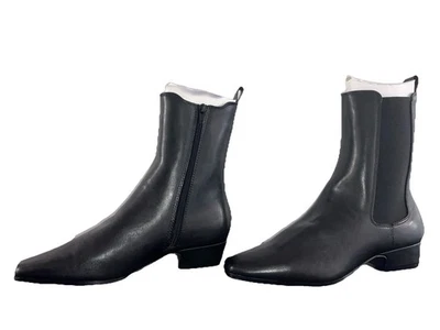 Botas Chelsea Madden Girl Fionna Tacón Bajo Bloque Talla 8M Negras Botines Nuevos Foto 1 de 4