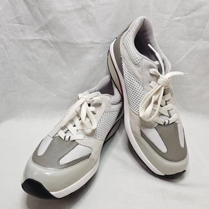 *Zapatillas deportivas con cordones de cuero grises MBT The Anti para mujer talla 9* - Imagen 1 de 12
