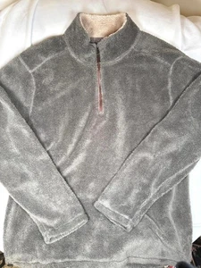 American Tradition Trinity Sherpa Gray Quarter Zip, size 2xl XXL - Picture 1 of 7