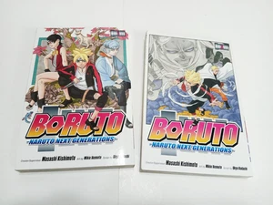 Books 1 & 2 = Boruto-Naruto Next Generations Paperback Anime Books - Picture 1 of 16