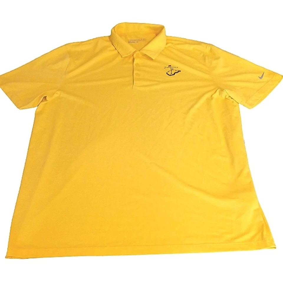 Camisa polo masculina Nike Golf Dri Fit Masters Jamboree golfe tamanho grande - Imagem 1 de 4