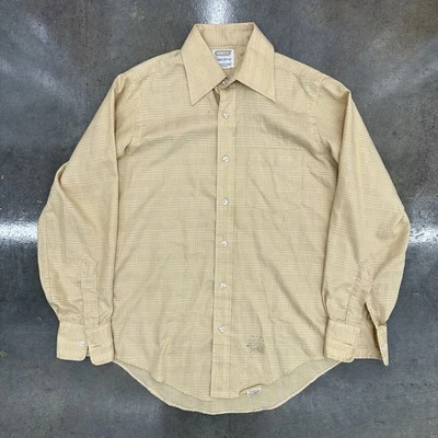 Excello Warner & Bailey Hartford Prensa Permanente Botón Años 60 De Colección Sanforizado 15 Foto 1 de 4