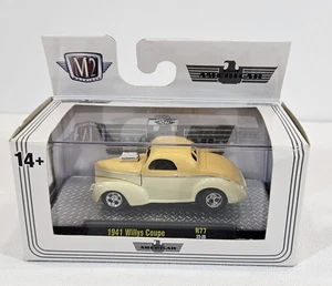 M2 Machines Auto Thentics 1:64 1941 Willys Coupe Release 77 23-26 Yellow - Picture 1 of 7