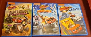 Blaze and the Monster Machines (3 DVD Lot) Nickelodeon FREE SHIPPING! - Foto 1 di 2