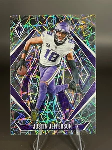 2024 Panini Phoenix JUSTIN JEFFERSON Lazer Parallel #91 Vikings - Picture 1 of 5