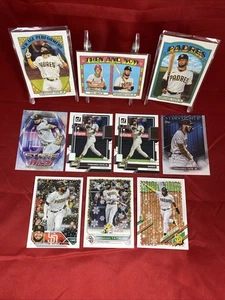 FERNANDO TATIS JR SP Lot (10) Topps MLB Foil NAME VARIATION Baseball Card PADRES - Picture 1 of 12