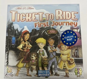 Ticket to Ride First Journey Europe Board Game Days Of Wonder New Factory Sealed - Picture 1 of 5