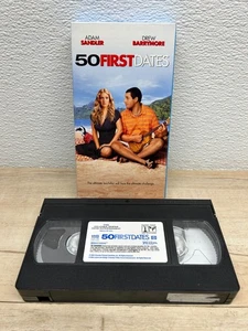 Vtg "50 First Dates" VHS Movie With Adam Sandler & Drew Barrimore - Picture 1 of 9