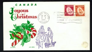 Canadá #451-52, 1966 Praying Hands Jackson/Ken Boll FDC, en muy buen estado correos en el extranjero - Imagen 1 de 1