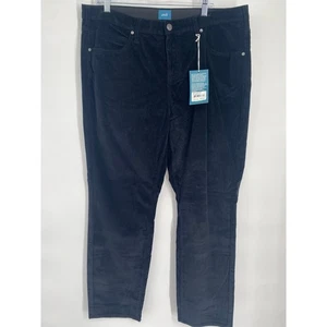 JAG Pants Women’s 20W Navy Corduroy Mid Rise Straight Classic Fall Career - Picture 1 of 11