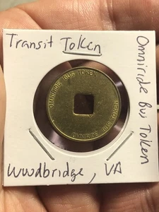Transit Token - Omniride Bus Token - Woodbridge, Virginia - Picture 1 of 7