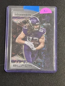 2023 Panini Black #55 T.J. Hockenson Royal #/75 - Picture 1 of 2