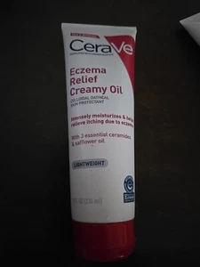 CeraVe Eczema Relief Creamy Oil Colloidal Oatmeal Skin Protectant - 8 oz (ZZ59) - Picture 1 of 2