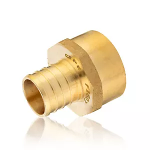 Adaptador roscado hembra EFIELD 1"Pex × 3/4" accesorios de latón sin plomo envío gratuito - Imagen 1 de 7