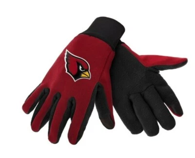 Arizona Cardinals Texting Gloves NEW One Size Fits Most FOCO - Image 1 of 3