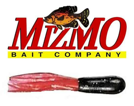 Mizmo Tubes Crappie Panfish 1,5 pulgadas especificaciones 11148 negro con cola roja Foto 1 de 1