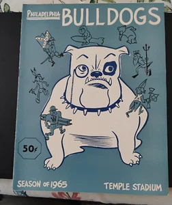 10/30/1965 Charleston Rockets vs. Philadelphia Bulldogs Program near mint (RARE) - Picture 1 of 3