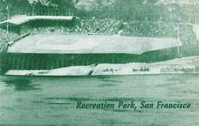 Postcard 1931 Recreation Park Home of PCL San Francisco Seals Stadium Baseball