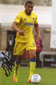 AFC WIMBLEDON: DARIUS CHARLES SIGNED 6x4 ACTION PHOTO+COA - Picture 1 of 1